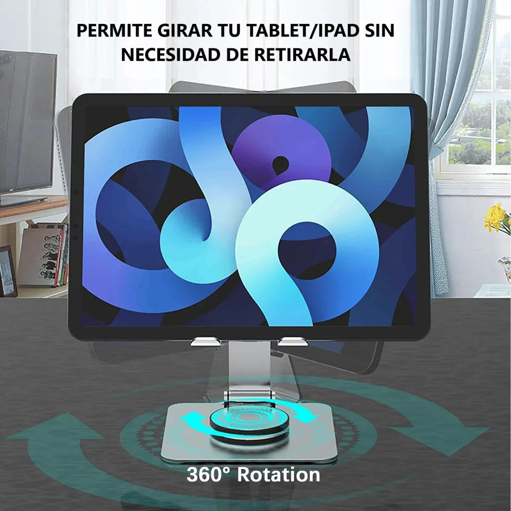 Soporte Ipad Ajustable Base Tablet girat